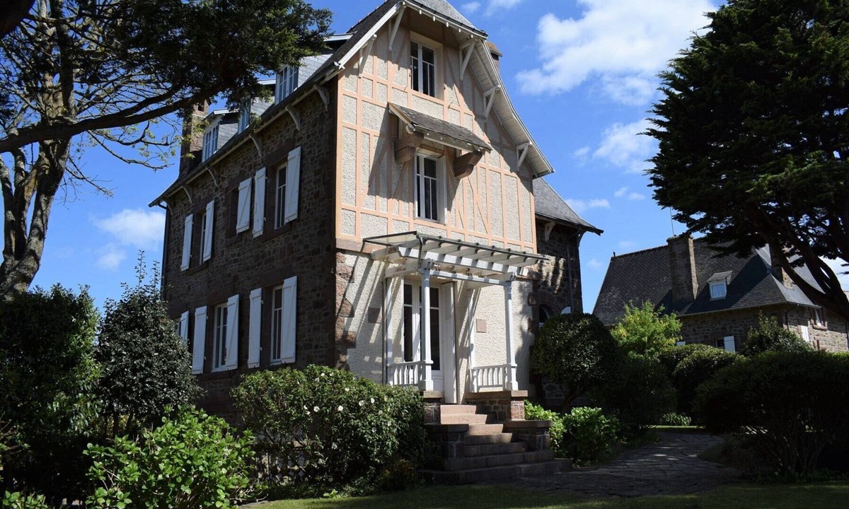 Perros-Guirec House | Beautiful pink granite villa SEA VIEW in PERROS-GUIREC