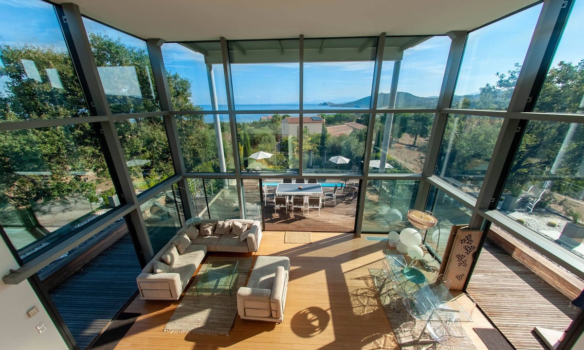 Marine de Davia Villa | Design villa, air-conditioned, heated swimming pool Marine de davia, corbara l'ile Rousse