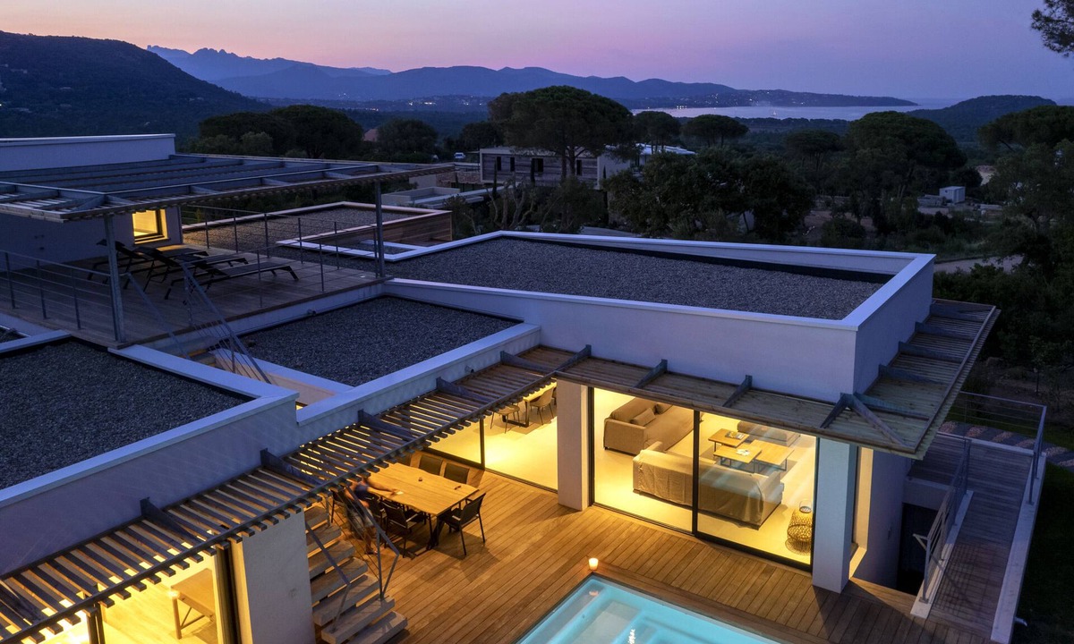 Cirendinu Villa | M1 Villa splendide de haut standing 12 pers, piscine chauffée, vue mer