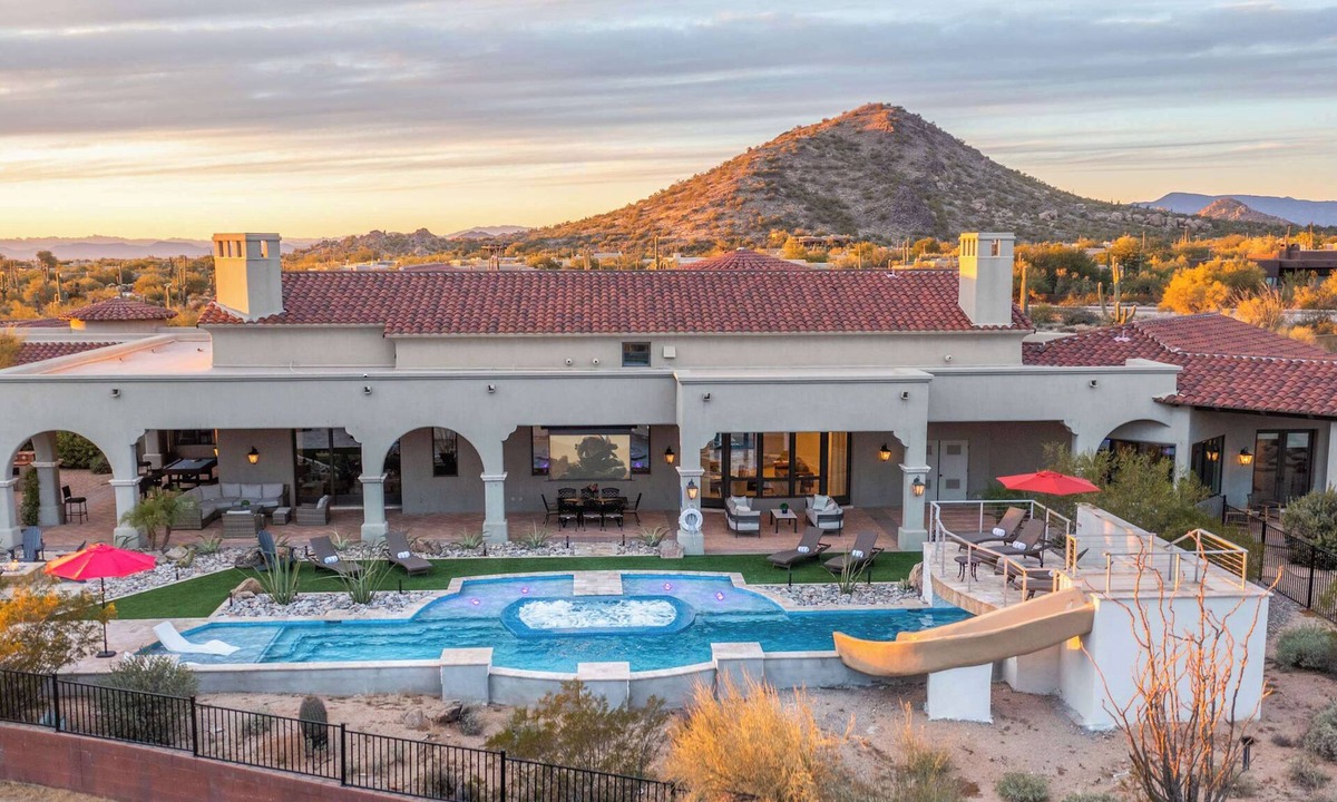 Pinnacle Peak House | Hozho Tranquility w/Slide, Pool & Commercial Golf Simulator