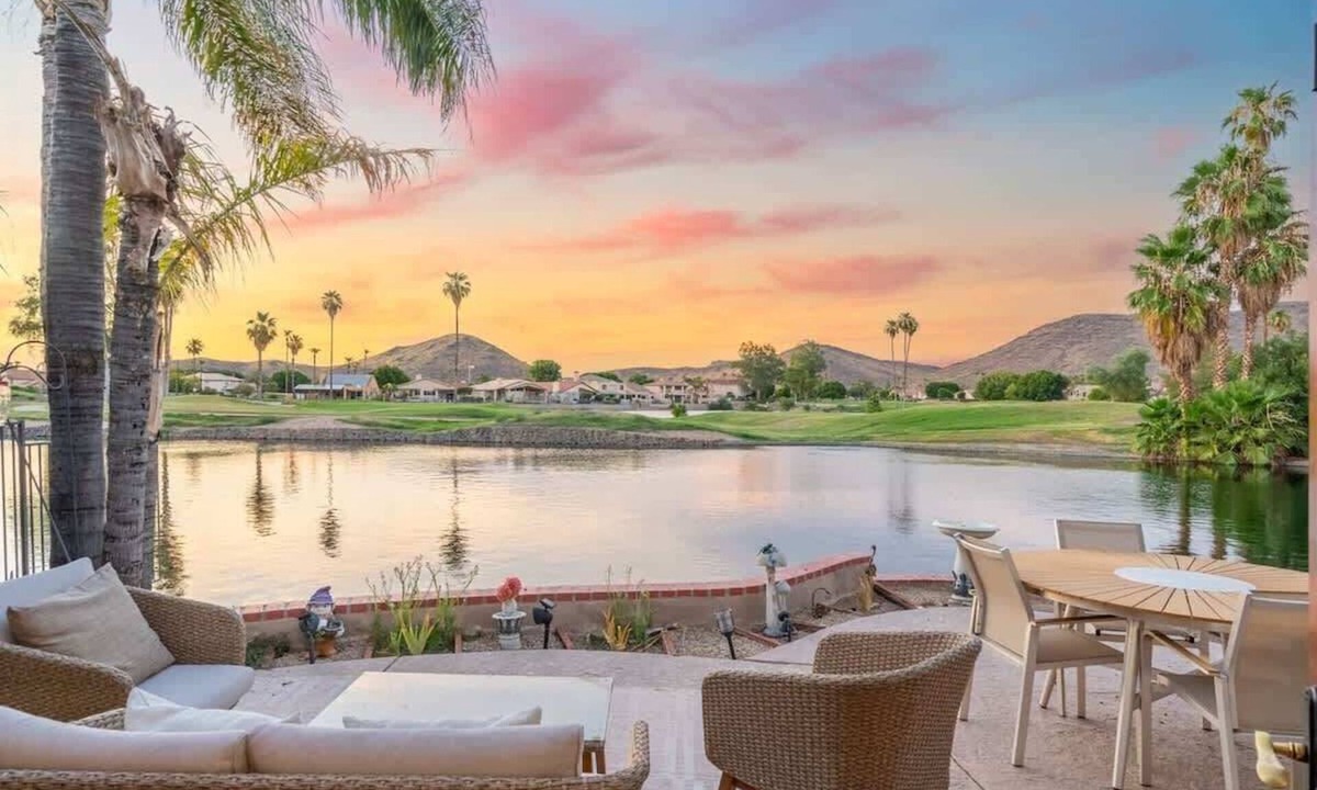 Arrowhead Ranch House | Lakeside home with private patio, Grill, Golf view