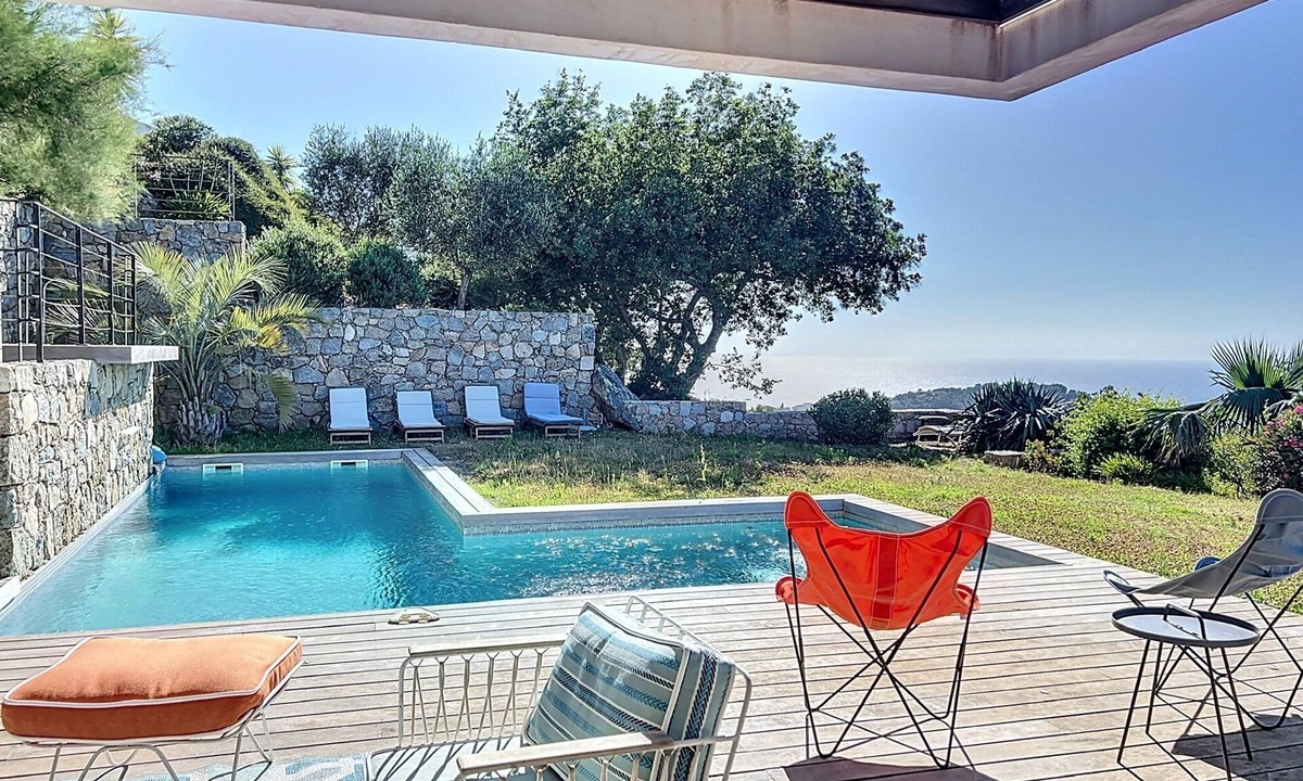 Corbara Villa | Luxury villa, sea view - swimming pool facing the sunset