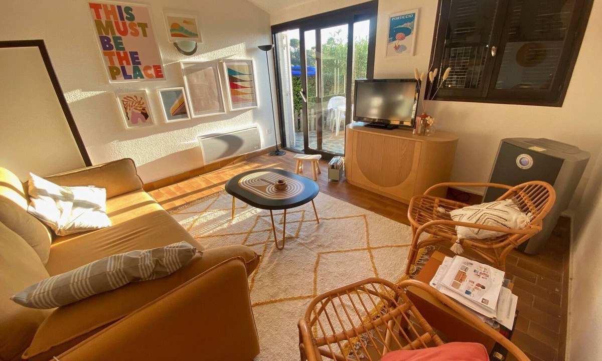 Grosseto-Prugna Condo | Maison de Vacances vue mer Dans Résidence Avec Piscine et Tennis à Porticcio