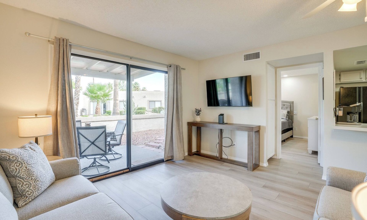 Westbrook Village Condo | Patio + Pool Access: Golf Getaway in Peoria
