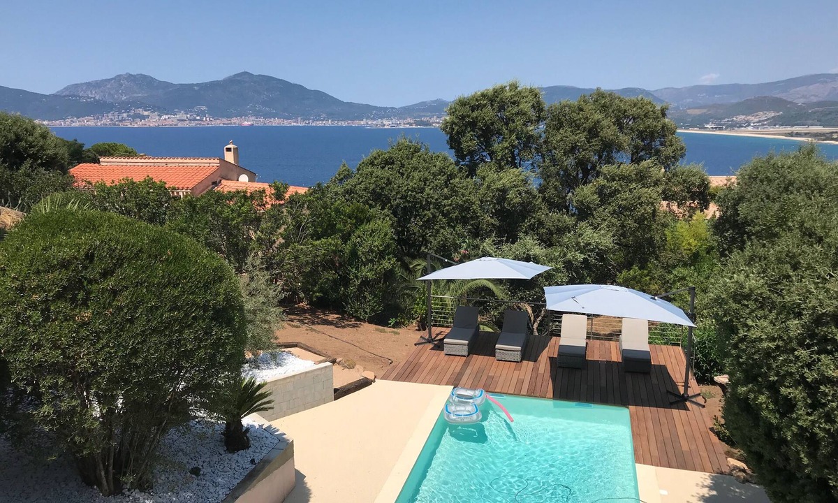 Porticcio Villa | Villa panoramic sea view/heated pool/tennis