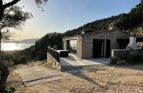 Porto Pollo House | Airconditioned villa for 10 people in maquis with 180° sea view Sea access 600M