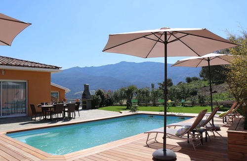 Santʼ Andrea-dʼOrcino House | Beautiful new T4, heated pool, closed property with caretaker 2mins from the beaches