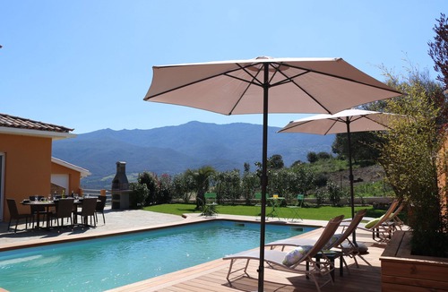 Santʼ Andrea-dʼOrcino House | Beautiful new T4, heated pool, closed property with caretaker 2mins from the beaches