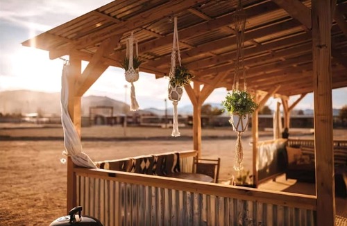 Primm House | Beautiful Vintage Airstream on a Working Ranch for a Unique Getaway in Sandy Valley, Nevada