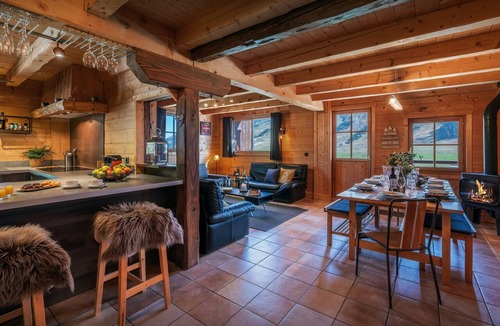 Manigod Ski Chalet | Chalet Capieu - ski-in ski-out base for 13, hot tub & views - OVO Network