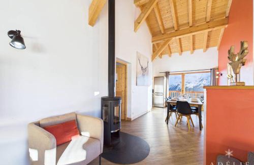 La Rosiere Ski Chalet | Chalet moderne, jacuzzi, sauna, 12 pers, proche pistes - FR-1-398-636