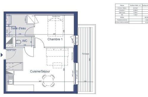 Valmorel Apartment | Charmette 2 pièces avec parking, terrasse et casier à skis - FR-1-291-860