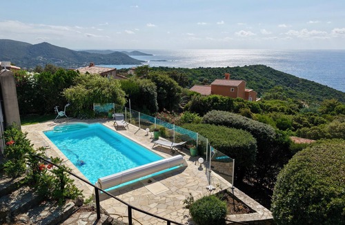 Pietrosella Villa | Charming Villa & Piscine above the Ruppione Beach: outstanding sea/sunset view