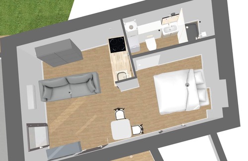 Cauro Apartment | Cocooning studio in Cauro