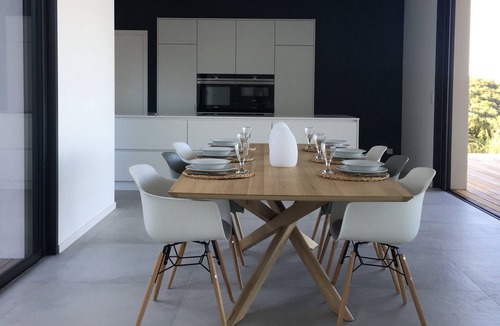 Albitreccia Villa | Contemporary upscale villa, pool, panoramic view of the Gulf of Ajaccio