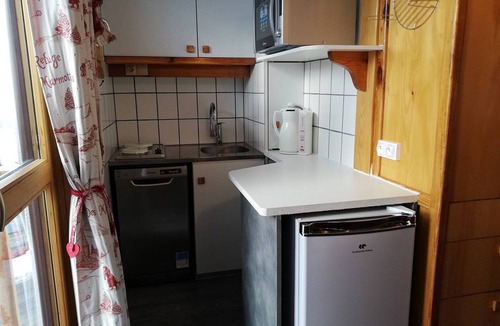 Plagne Villages Apartment | Cozy studio in Plagne Villages near slopes, balcony, 4 ppl