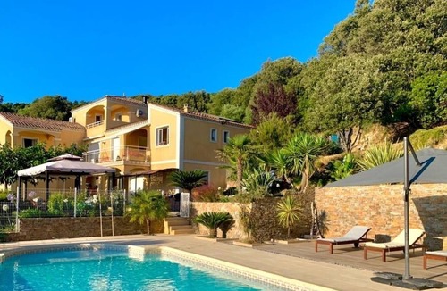 Granace Villa | Exceptional 4* quiet villa with heated swimming pool and magnificent sea view