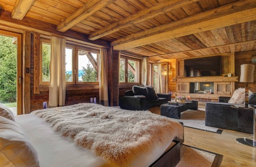 Demi-Quartier Ski Chalet | Exclusive Chalet Demi-Quartier · Mont Blanc View