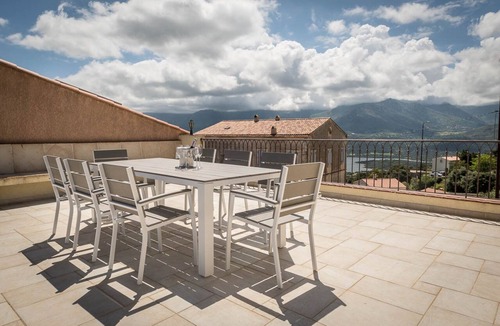 Santa-Reparata-di-Balagna Apartment | Fantastic apartment with sea view, pool and private terrace
