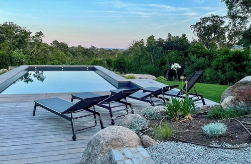 Pinarellu Villa | Superb Villa with pool, sea & maquis views. Terrace 400m from the beach!