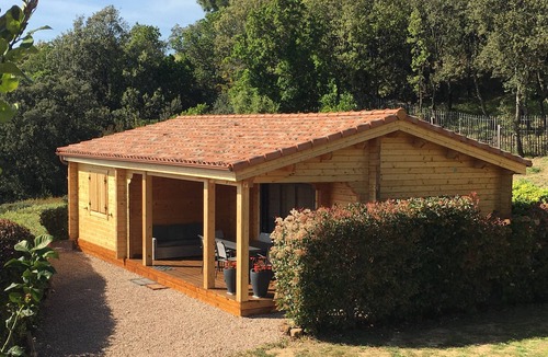 Eccica-Suarella Ski Chalet | Gite T3, new, breathtaking sea view, swimming pool, near Porticcio
