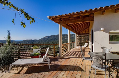 Monacia-d'Aullene Villa | 'Guetali Du Rocher' with Sea View, Wi-Fi and Air Conditioning