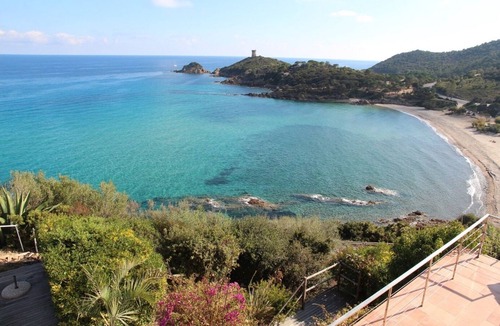 Pinarellu Villa | LUXURY VILLA - PANORAMIC SEA VIEW - BEACHFRONT - SWIMMING POOL & JACUZZI