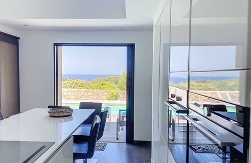 Marine de Davia Villa | Luxury villa - swimming pool, air conditioning, sea view, beach and coves within walking distance