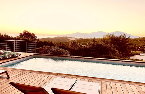 Albitreccia House | MAGNIFICENT HOUSE WITH SEA VIEW ON ALZONE DOMAINE SOUTH SHORE, 4 bedrooms, 3bathroom, 4Wc