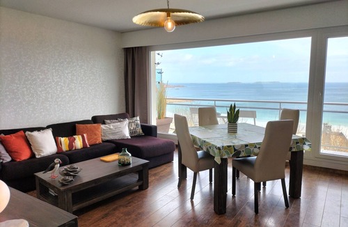 Perros-Guirec Apartment | MAGNIFICENT SEA VIEW in Perros Guirec: Archipelago 7 Islands, beach, pointe de ploumanach