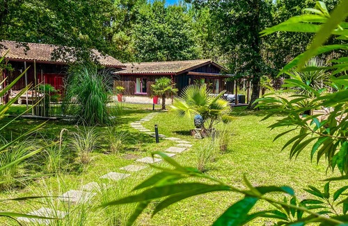 Hourtin House | Maison en bois sur parc de 2000 m2 avec piscine chauffée au sel + wifi