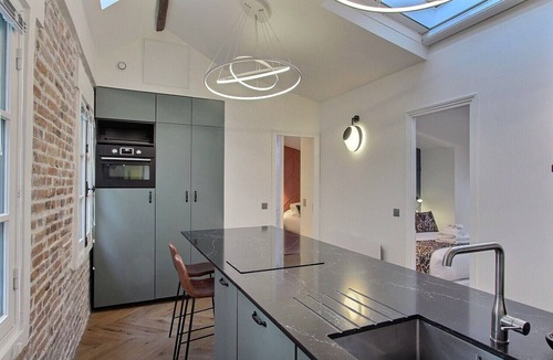 Saint-Gervais Apartment | Modern, elegant 2 BD 2 BTH, in the Marais, insurance included
