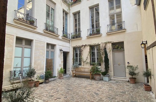 Saint-Gervais Apartment | Modern, elegant 2 BD 2 BTH, in the Marais, insurance included