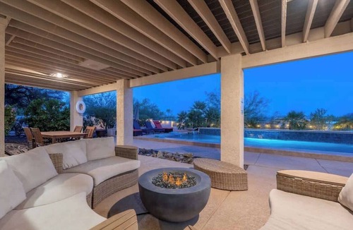 Fountain Hills Villa | MountainView Estate+HeatedPool+Spa+Firepits