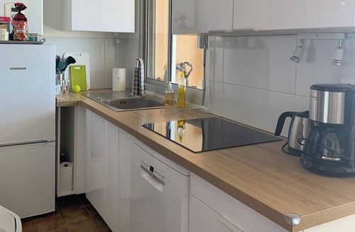 Ajaccio Apartment | Renovated studio with great sea view terrace Ajaccio/Sanguinaires Islands.