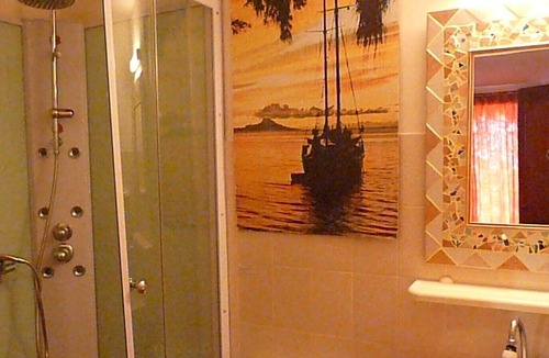 Grosseto-Prugna Villa | Rez of garden of air-conditioned villa facing Gulf of Ajaccio Porticcio private pool.