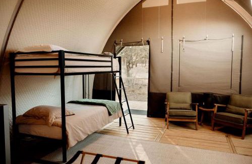 McIntosh Other | Scenic Mountain Glamping Tent with Orchard & Farm Animals near Quarai Ruins in Torreon, New Mexico