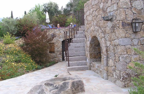 Marine de Davia Villa | Stone villa 7min walk from the beach, in estate with heated pool