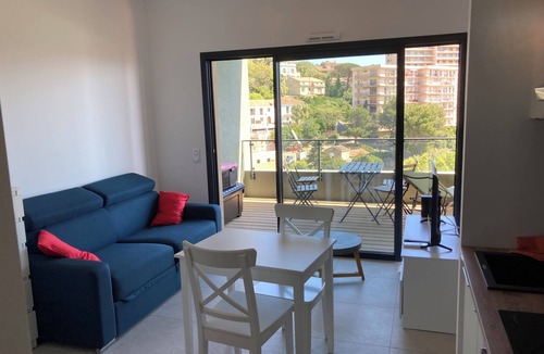 Bastia Apartment | Superb studio with sea view of downtown Bastia