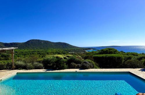 Hameau de Palombaggia Villa | Villa Palombaggia vue mer panoramique plage 9 min à pied