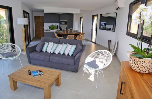 Porticcio Villa | Villa panoramic sea view/heated pool/tennis