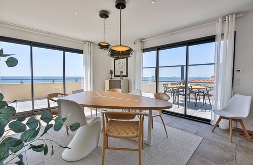 Saint-Hilaire-de-Riez Villa | Villa (penthouse duplex) with indoor pool, private spa and 180° sea view