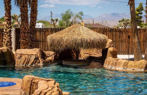 Yucca Valley Villa | Your Own Personal Waterpark! Tiki Hidden Paradise