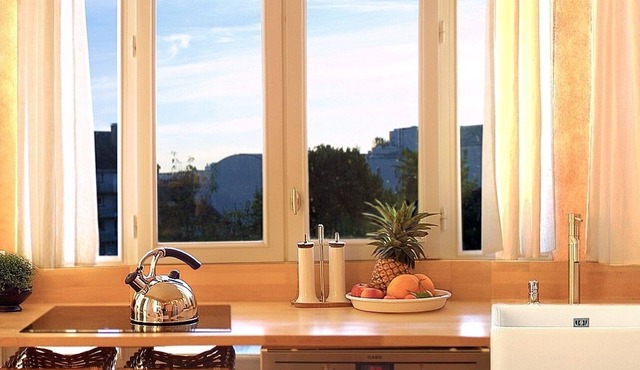 Air conditioned duplex in a 19th century mansion centrally located with parking