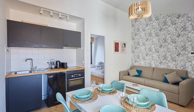 Apartment Boulogne facing the "Passage"