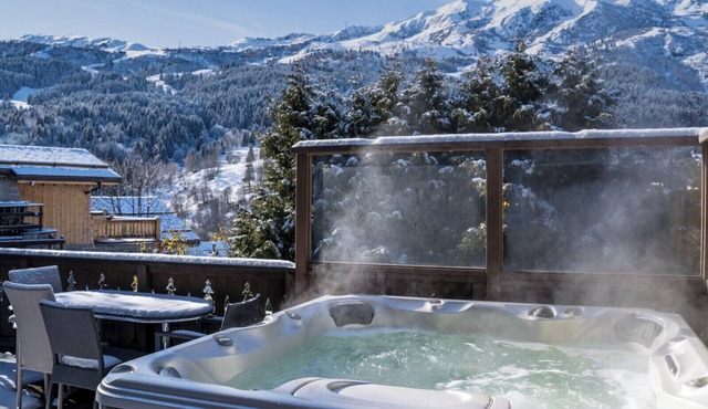 Chalet Matterhorn with outdoor hot tub and sauna