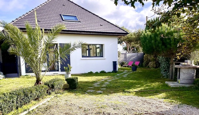 Charming new house with garden to the South of Wimereux and close to t