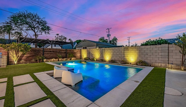 Cocktails & Cacti | Encanto-Palmcroft Villa | Temp-Controlled Pool + Hot Tub | 4 Suites