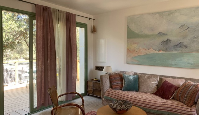 Cottage in the heart of an organic farm, 5 minutes from Saint-Florent and the beaches