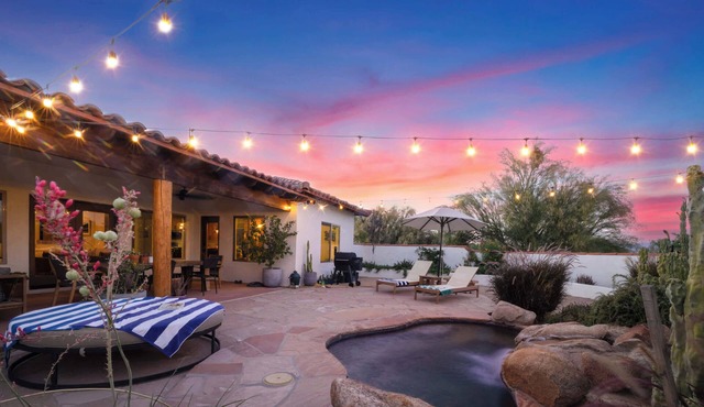 Desert Villa | Plunge Pool and Four Peaks Views
